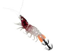Señuelo De Calamar,Señuelos De Pesca Fosforescentes Noche,Cebos para Calamar en Forma De Camarón | Para Pesca Al Aire Libre Agua Salada Agua Dulce Lago Estanque Vacaciones Familia Noche Mañana