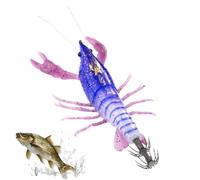 Señuelo de camarón, pequeño Cebo Artificial luminiscente - Señuelos Jig Calmar para Agua Dulce - para Trucha Perca Lucio Siluro en río Lago mar en o Kayak