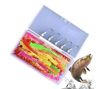 Señuelo de | Cebo Suave Pequeño de Ciempiés - Señuelo Artificial para Perca y - para Agua Salada y Dulce, Lago, Río, Desde Bote o Kayak, Trucha,