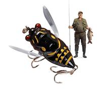 Señuelo de Cigale - Señuelos de de Agua Dulce, Pequeño señuelo de Cigale | Señuelos Duros de con Ojos holográficos, señuelo de Robusto en, Cebo Artificial para estantan