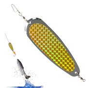 Señuelo de Cuchara,Señuelos de Luminosos, Cebo de Cuchara con Anzuelo Afilado | Cebo de de sólido y a Prueba de Golpes, señuelos de Cebo de con de Sangre para ríos, mar y Lago