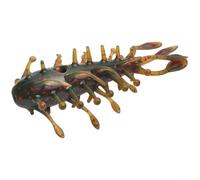 Señuelo de cuerpo hueco de 8,2 cm TPE flotante pepino de mar (1 pieza verde marrón)
