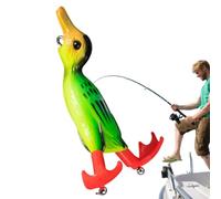 Señuelo de Cuerpo Suave, Cebo de Pesca de Superficie Pies realistas Que