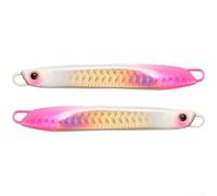 Señuelo de metal hundido, 30 g, lubina de agua salada (rosa y blanco, 30 g)