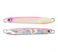 Señuelo de metal hundido, 30 g, lubina de agua salada (rosa y plateado, 20 g)