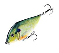 Señuelo de Pesca con sonajero, de hundimiento Lento, de tamaño pequeño, de Magnisher, de 7 cm y 14,5 g, for Lucio. para Agua Salada, Trucha(Color 01)