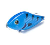Señuelo de Pesca con sonajero, de hundimiento Lento, de tamaño pequeño, de Magnisher, de 7 cm y 14,5 g, for Lucio. para Agua Salada, Trucha(Color 02)