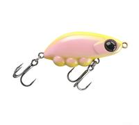 Señuelo de pesca de 4 cm y 4,2 g con perfil realista de pececillo y tres cuentas de ruido interno para una firma de sonido más fuerte y una mejor inducción de mordida (3#)