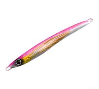 Señuelo de pesca de 60 a 150 g, cebo de metal que se hunde con brillo UV para caballa, señuelo de pesca de agua salada de fundición larga con aletas reflectantes y diseño de escamas de peces (80 g
