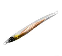 Señuelo de pesca de 60 a 150 g, cebo de metal que se hunde con brillo UV para caballa, señuelo de pesca de agua salada de fundición larga con aletas reflectantes y diseño de escamas de peces (60 g