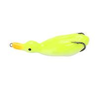 Señuelo de Pesca de Pato 3D Realista, Cebo Artificial de Silicona Suave de con anzuelos de Acero para Pesca en Aguas Dulces y Poco Profundas, 30 g (1,1 oz)