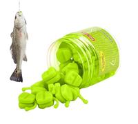 Señuelo de pesca en el bar Señuelos artificiales flexibles | 25 piezas de cebo carpa flotante forma maíz para pesca de bagre de agua dulce, lagos, ríos, mares, hombres mujeres adultos