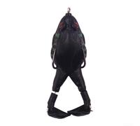 Señuelo de pesca estilo rana con aleta giratoria para perturbaciones superficiales y movimiento de natación realista en el agua (negro)