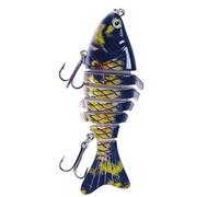 Señuelo de pesca flotante, cebo de pesca de flotación - Hard Body Bass Fishing Swimming Bait - Pike Trout Atún Perca de agua dulce y salada pesca para lagos, ríos, estanques