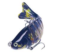 Señuelo de pesca flotante, cebo de pesca de flotación - Hard Body Bass Fishing Swimming Bait | Pike Trout Atún Perca de agua dulce y salada pesca para lagos, ríos, estanques