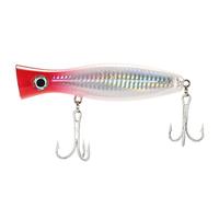 Señuelo de Pesca Hard Popper con Ojos 3D Artificial Foca Ganchos y Anillo para Agua Salada Dulce