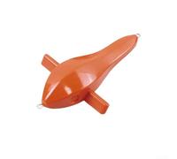 Señuelo de pesca naranja para pájaros sin aparejos para el mar Trolling Avión Excitador con diseño equilibrado y alas dobles que garantiza un movimiento suave en el agua, color de alta visibilidad que