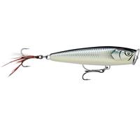 Señuelo de Pesca Rapala Skitter Pop Elite, 7,5 cm/10 g, Flotante para Agua Dulce y Salada, Profundidad de nado: Superficie, construcción de balsa, Aspius bebé Dorado GDBAP
