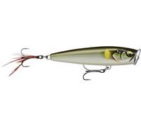 Señuelo de Pesca Rapala Skitter Pop Elite, tamaño: 7,5 cm/10 g, Flotante para Agua Dulce y Salada, Profundidad de nado: Superficie, Aparejo de Pesca de balsa, Chapado en Oro.