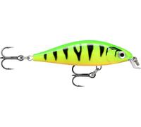 Señuelo de Pesca Rapala X-Light Minnow, tamaño: 5 cm/4 g, se Hunde en Agua Dulce, Profundidad: 0,6-0,9 m, Aparejo de Pesca de plástico, Fire Tiger FT