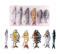 Señuelo de pesca robótica nadando, Señuelos para trucha y oro, Señuelos flexibles articulados realistas para mar Lago Estanque Río Arroyo Pez Gato Trucha