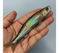 Señuelo de pesca tipo swimbait de y con para y , articulado con de cristal y , novedad 2025