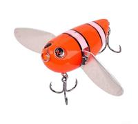 Señuelo de popper Topwater de 12,7 g y 6 cm para tiburón con ojo 3D y punta de gancho para una atracción eficaz de peces (5#)