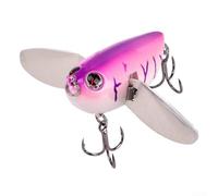 Señuelo de popper Topwater de 12,7 g y 6 cm para tiburón con ojo 3D y punta de gancho para una atracción eficaz de peces (1#)