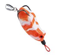 Señuelo de rana - Señuelos realistas de silicona para Bass Dinámicos - Equipo de pesca para mar profundo agua dulce y agua salada trucha lucio dorado Lucio