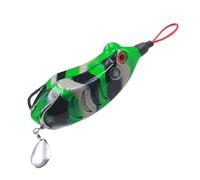 Señuelo de rana - Señuelos realistas de silicona para Bass Dinámicos, Equipo de pesca para mar profundo agua dulce y salada trucha lucio dorado lucio barco