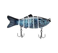 Señuelo deslizante para bares | Montaje de 6 segmentos imitando a un - Señuelos duros para lago - Ideal para principiantes, amantes de la trucha, bagre, de lanzamiento, , río