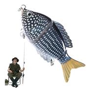 Señuelo Flexible Articulaciones - Señuelos Crank con Anzuelos | Swimbait De Segmentos Articulados,para Pesca Al Aire Libre Agua Dulce Y Agua Salada Lago Estanque Noche Y Mañana