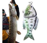 Señuelo Flexible De Articulaciones | Equipo De Realista con Anzuelos, Señuelo Flexible De Articulaciones Múltiples, para Al Aire Libre Agua Dulce Y Agua Salada Lago Estanque Noche Y Mañana