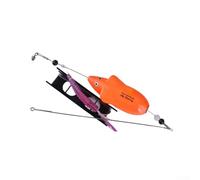 Señuelo giratorio de 70 mm para pesca en agua salada con movimiento hacia adelante y gancho de plumas para aumentar la tasa de golpe (30 g)