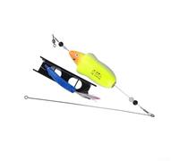 Señuelo giratorio de 70 mm para pesca en agua salada con movimiento hacia adelante y gancho de plumas para aumentar la tasa de golpe (50 g)
