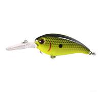 Señuelo grueso multicolor con ojos realistas 3D y ganchos resistentes para lubina, trucha, lucio, agua dulce, agua salada, aparejos de pesca al aire libre, 12 cm de longitud, 14 g de peso (O)