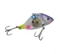 Señuelo LED para pesca en agua dulce y salada, 60 mm/80 mm, atrayente VIB con luz luminosa subacuática, profundidad nominal de 3 a 4,6 m, 25 g/34 g (A03)