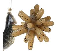 Señuelo Nadador - Señuelo de Hundimiento Lento y Flotante en Forma de Mini Erizo,señuelos de Dice,para bagre, Trucha, salmón, mar, Lago, río, Agua, Aire Libre, Mujer y Hombre