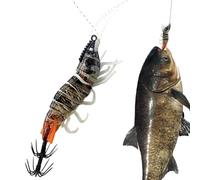 Señuelo para Calamar | Cebo Artificial De Pulpo De Hundimiento Lento 8 cm | Anzuelos Jig Calamar Fosforescente Diseño Realista Camarón,para Submarina En Mar Lagos Ríos Agua Dulce