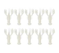 Señuelo Para Crankbait | Señuelo Crankbait Crankbait Realista 10 Piezas,Textura Suave Aroma Natural Diseño Fluido Para Cuerpos De Agua Río Acuario Agua Dulce Y Salada