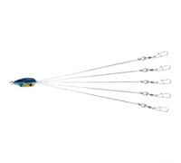 Señuelo Pesca Alabama Rig 18cm Multi-Anzuelo(Blue And Yellow) | Alabama Rig, atrae múltiples peces, ideal para perca y lubina, 18cm longitud óptima