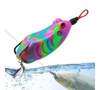 Señuelo Rana | Señuelos Realistas de Silicona para Pesca - Equipo de Pesca Mar Dulce Trucha Crappie Dorado Lucio Musky Barco