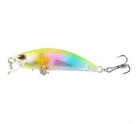 Señuelo realista de pececillo hundido de 6 cm, 4,5 g, con peso interno para lanzamiento largo, cebo artificial para lucioperca, lucioperca, trucha, pesca en barco (D)