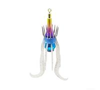 Señuelo sumergible de luz brillante para pesca nocturna desde barco o orilla para atrapar sepias y pulpo, con iluminación y diseño de larga duración en muchos colores, paquete individual (A)