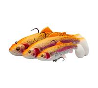 Señuelos blandos artificiales Savage Gear Rattle Shad Trout 4D de 17 cm