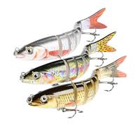 Señuelos De Agua Dulce | 3 Piezas Señuelo Nadador Rígido Agua Salada para Trucha - Señuelo Nadador de Hundimiento para Dulce y Salada Río Mar y Desde Kayak para Hombres dor