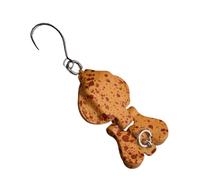 Señuelos de agua pequeños - Señuelos artificiales para agua, modelos realistas de 2 secciones para lagos, ríos y estanques