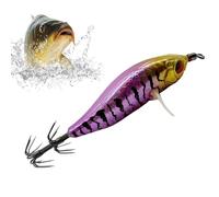 Señuelos de - Cebos artificiales de sepia de Pulpo Brillante de 8 cm con Ganchos | Jig de para Hombres de agua dulce y salada, Deportes de camarón al aire libre