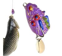Señuelos de - Cebos flexibles flotantes artificiales | Imitación rana para pesca bajo | para bagre, maskinongado, lucio, pescador, al aire libre, agua salada