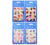 Señuelos de con Mosca para Lubina | 48 Piezas de Accesorios de Realistas - Señuelos Realistas de Trucha,para r en Lagos Ríos Arroyos Embalses y Estanques Regalos para Hombres y Padres